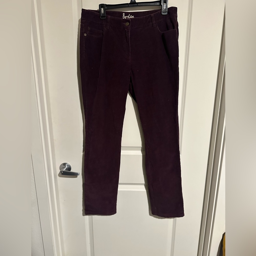 Borden purple corduroy pants